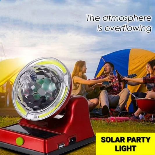 Lampe solaire rechargeable polyvalente et tendance, multicolore
