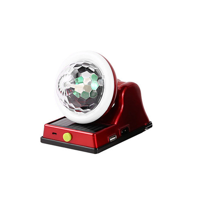 Lampe solaire rechargeable polyvalente et tendance, multicolore