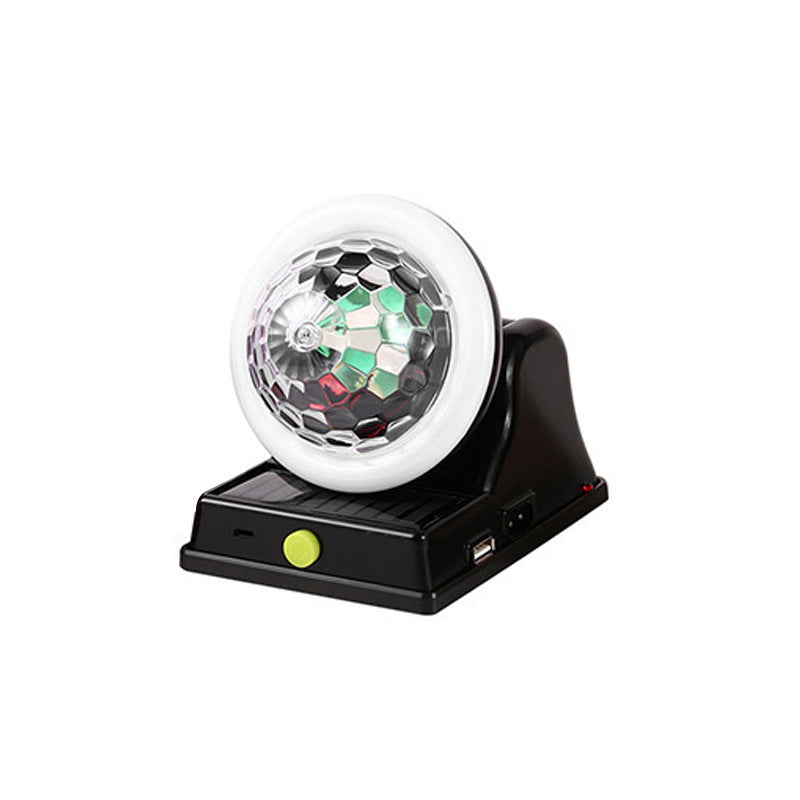 Lampe solaire rechargeable polyvalente et tendance, multicolore