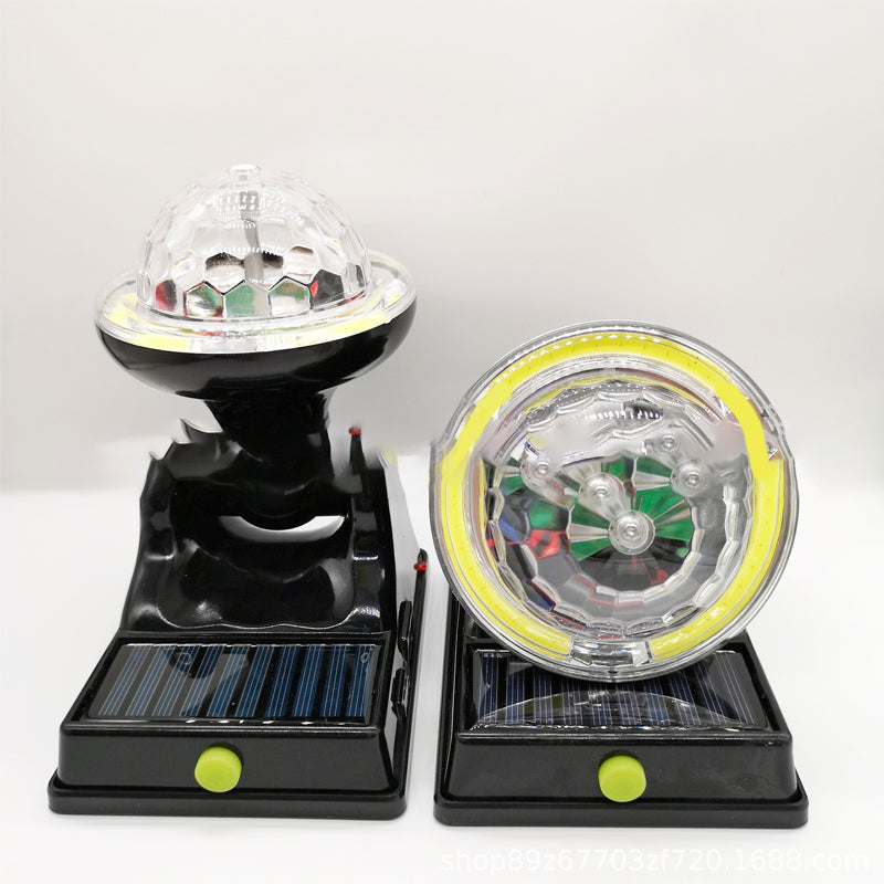 Lampe solaire rechargeable polyvalente et tendance, multicolore