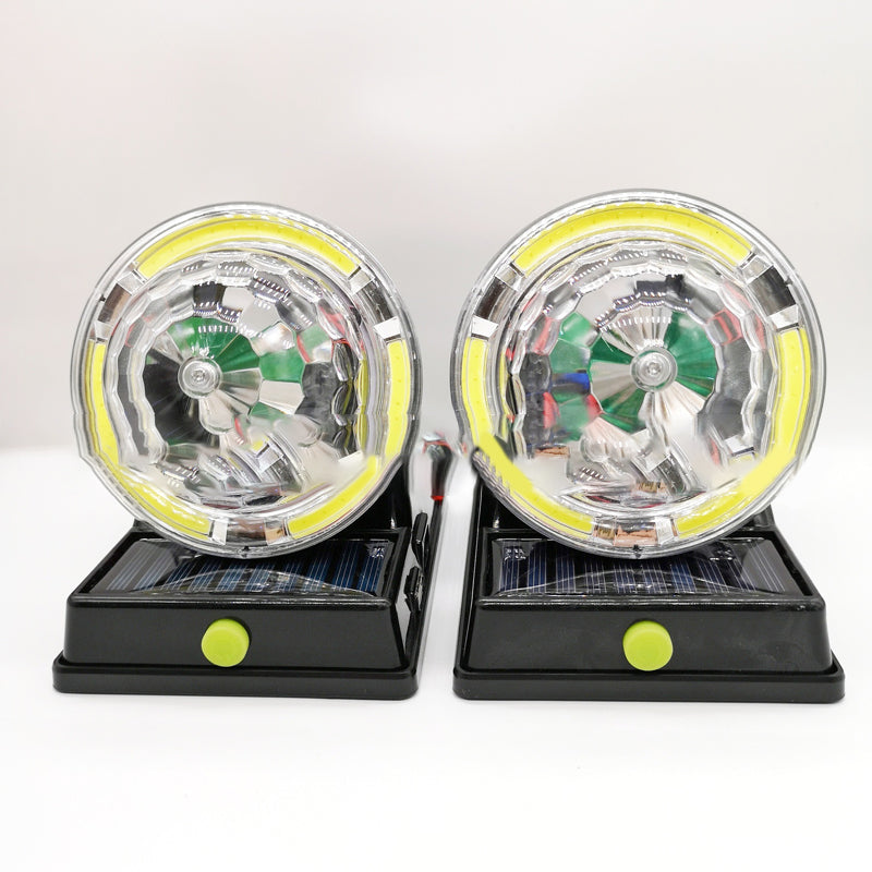 Lampe solaire rechargeable polyvalente et tendance, multicolore