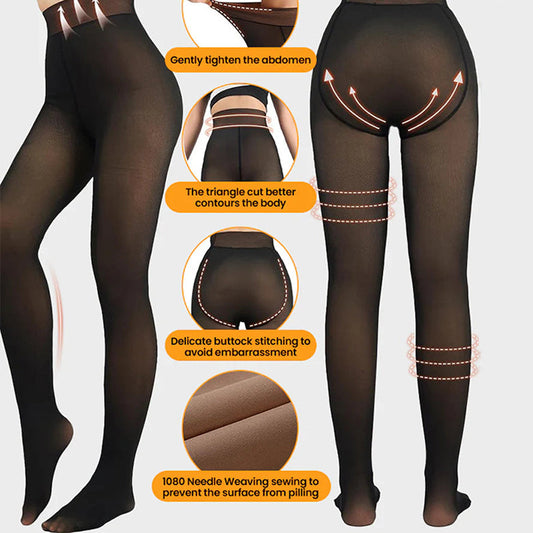 Collants Thermiques Sans Couture à Haute Densité