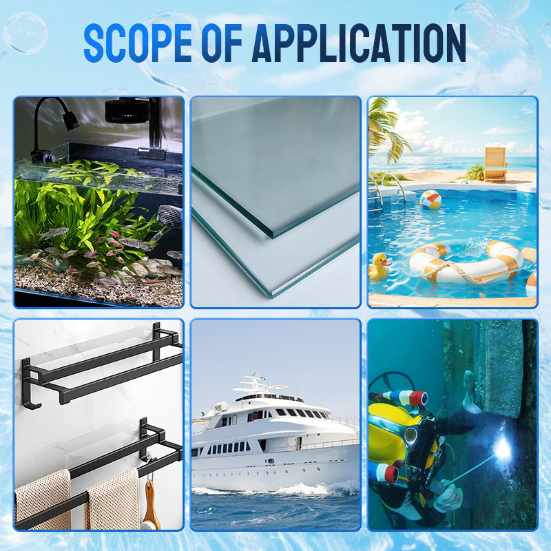 Colle forte imperméable pour collage et étanchéité sous l'eau