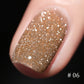 Vernis à ongles gel pailleté avec strass broyés