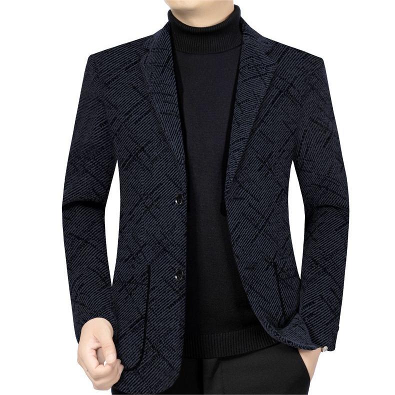 🎊Super rabais de Noël🎊 Blazer décontracté à boutonnage simple de coupe classique pour hommes