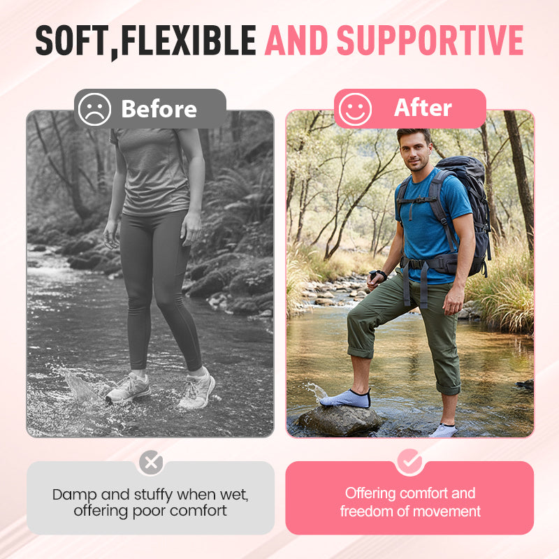 Chaussures aquatiques antidérapantes pour hommes et femmes