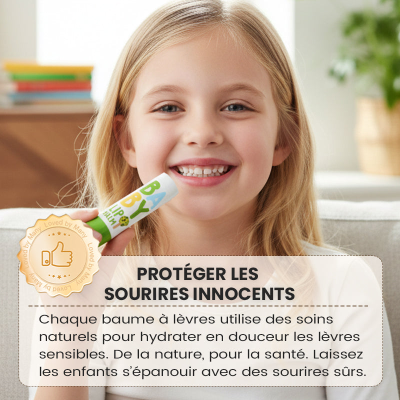 Baume à lèvres hydratant doux pour enfants