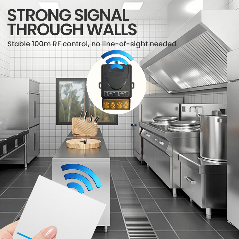 Kit d’interrupteur haute puissance 30 A avec télécommande sans fil