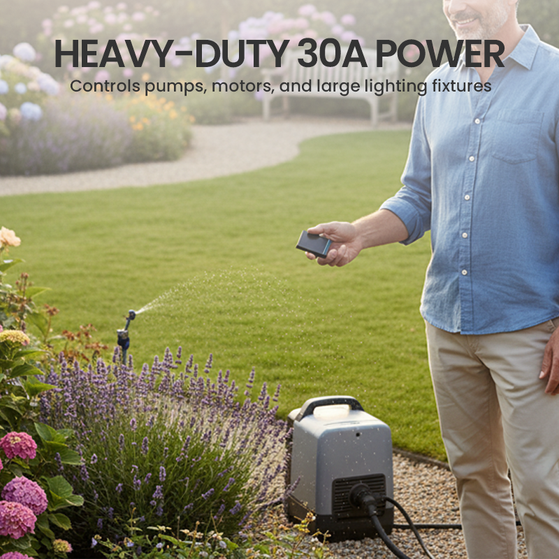 Kit d’interrupteur haute puissance 30 A avec télécommande sans fil