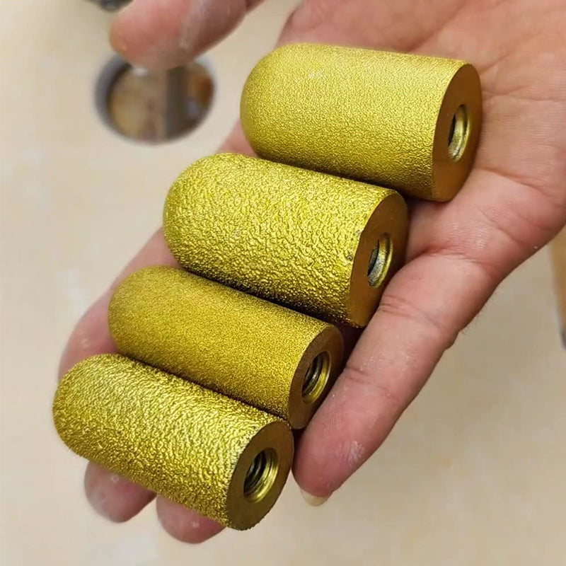 Tête de meulage ronde brasée sous vide, abrasive