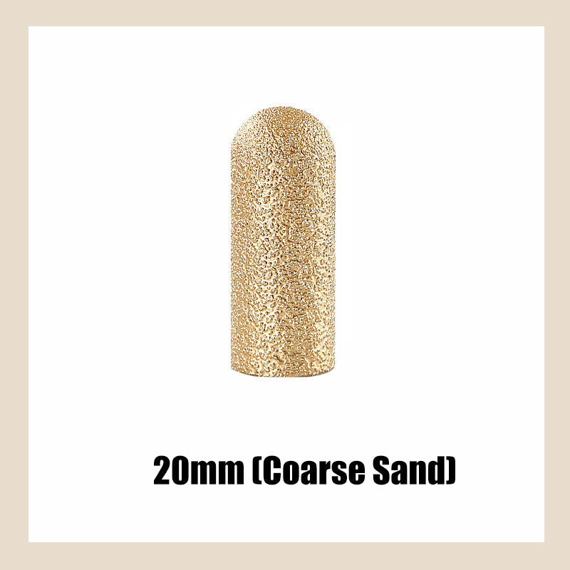 Tête de meulage ronde brasée sous vide, abrasive