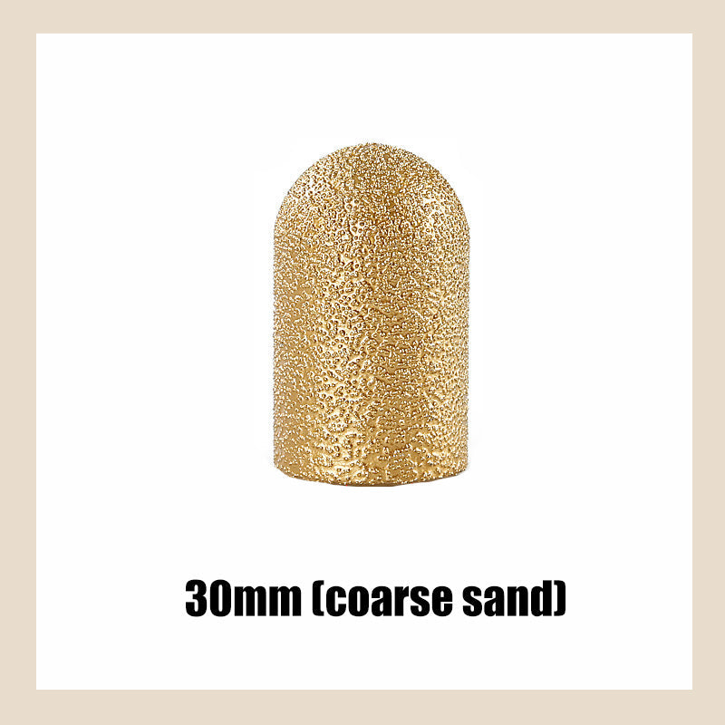 Tête de meulage ronde brasée sous vide, abrasive