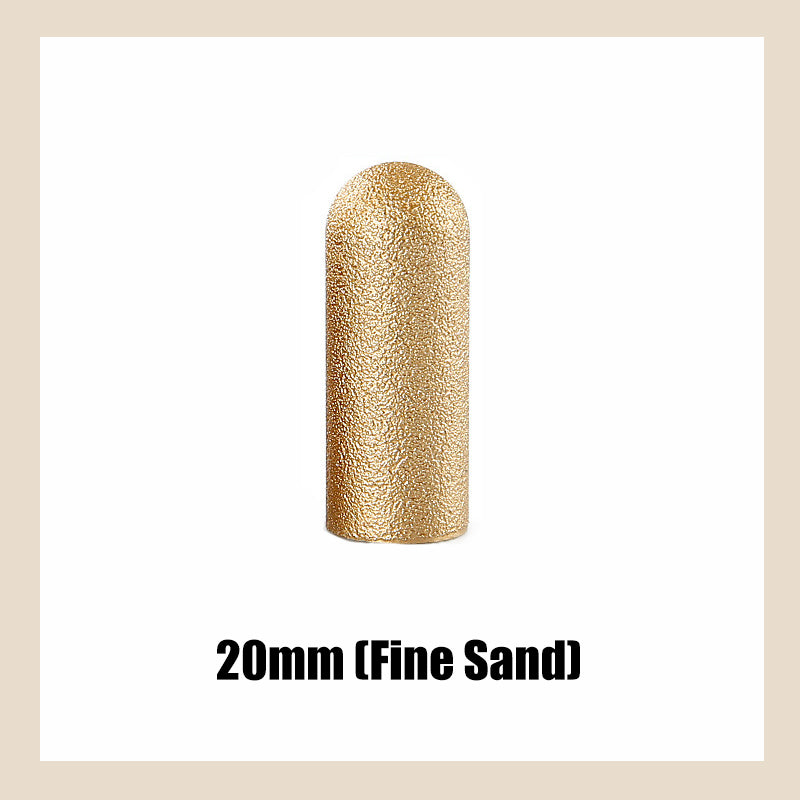 Tête de meulage ronde brasée sous vide, abrasive