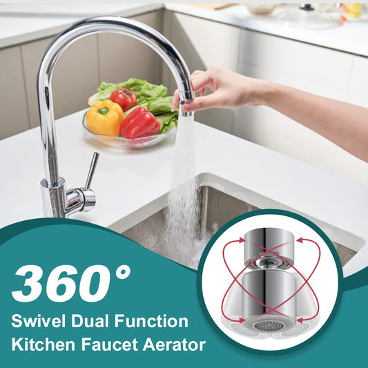 🚰✨ Achetez 1, obtenez 1 GRATUIT ! Robinet pivotant 360° 2 en 1 avec aérateur – Double jet, filtration quadruple & cuivre anti-corrosion pour une cuisine plus intelligente et durable ! 🌱💧