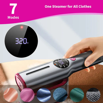 📢📢50 % de réduction – Défroisseur 2 en 1 à Vapeur ✨ Chauffe en 5 sec, Élimine 99,99 % des Acariens & Idéal pour les Voyages ! 🧳👗