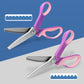🥳2026 TOP PICK🥳 Pinking Shears Scissors – Stainless Steel, Ergonomic Cushioned Handles – Perfect for Sewing, Quilting & Scrapbooking! 🧵💨