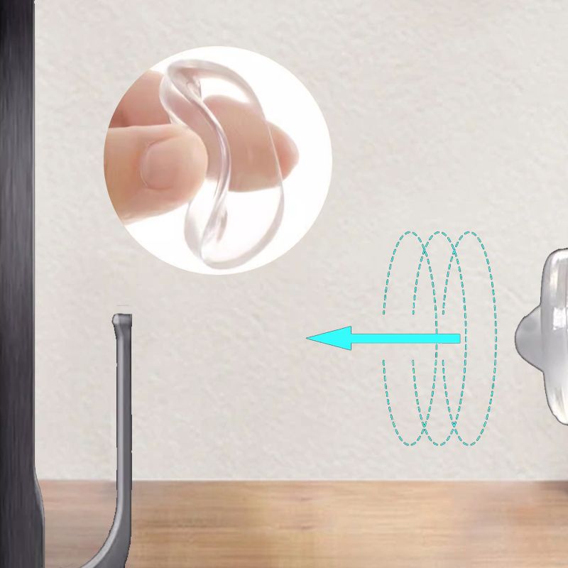 50 tapis pare-chocs autocollants pour armoires