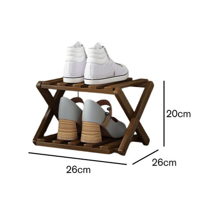 📢📢51 % de réduction !! ⏰Étagère à chaussures pliable et durable en bambou