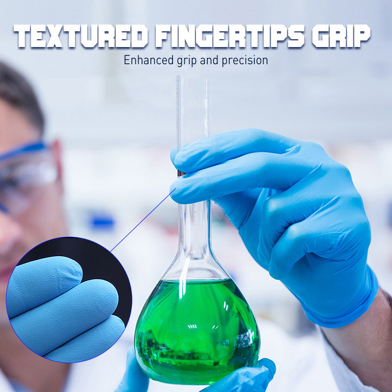 100 gants en nitrile jetables de qualité alimentaire