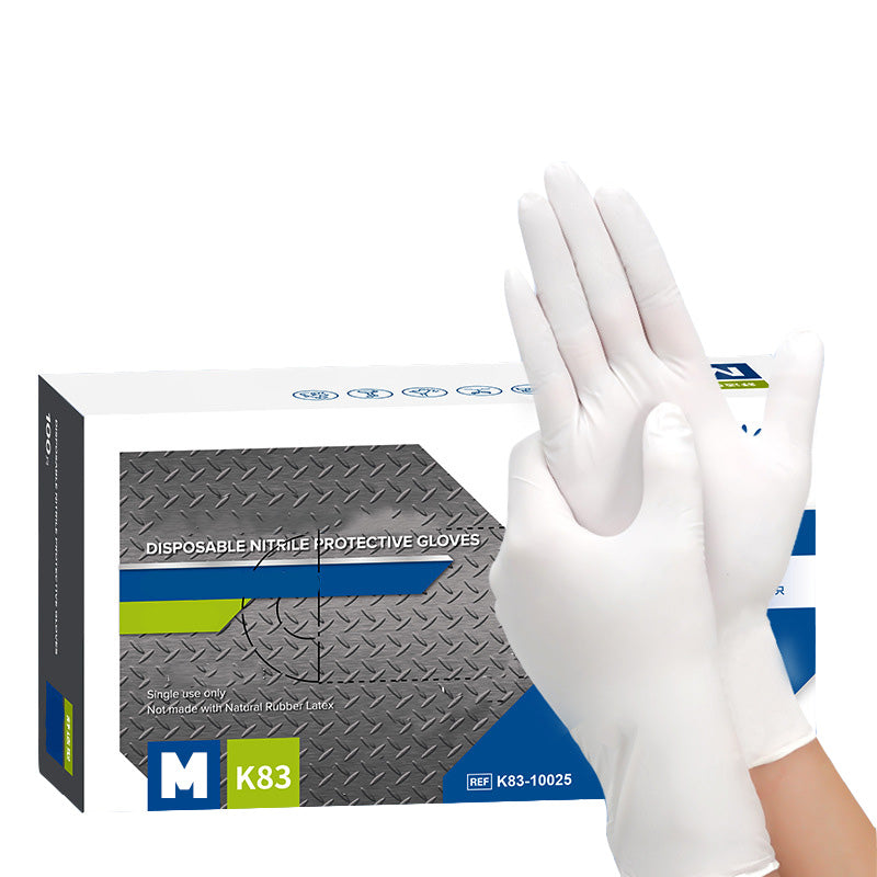 100 gants en nitrile jetables de qualité alimentaire