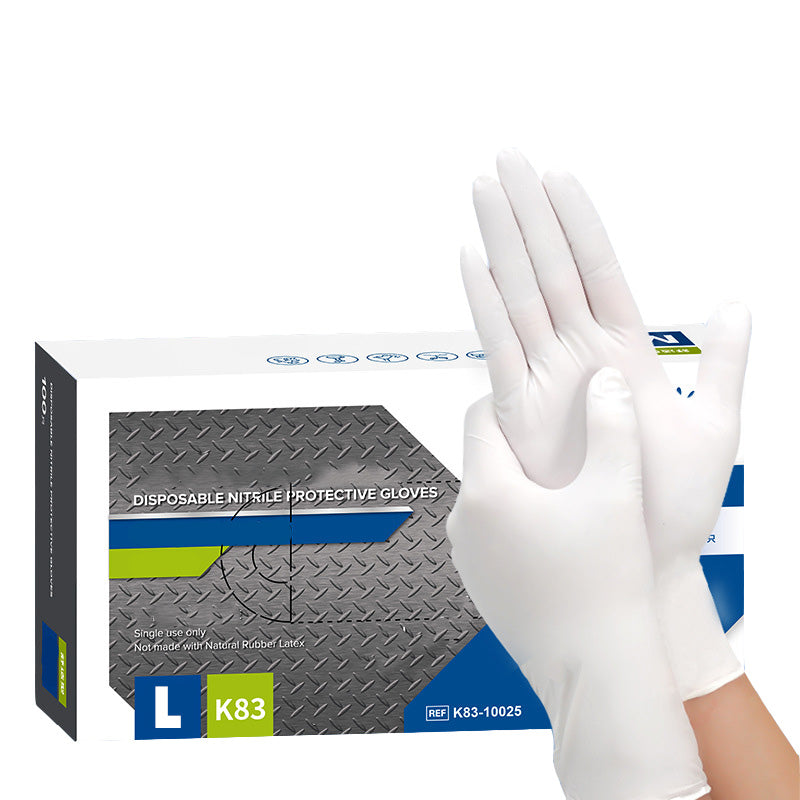 100 gants en nitrile jetables de qualité alimentaire