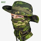 🔥💥Chapeau de pêche et masque de camouflage 2 en 1