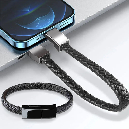 Câble de chargement rapide portable Bracelet pour iOS, Android et Type-C