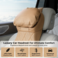 Aviation-Grade PU Leather Car Headrest