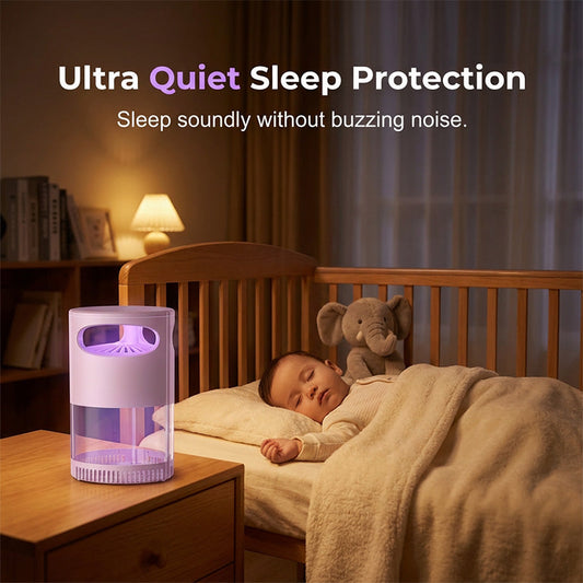 🦟50K+ sold!  UV Mosquito Killer Lamp – quiet, USB, chemical-free