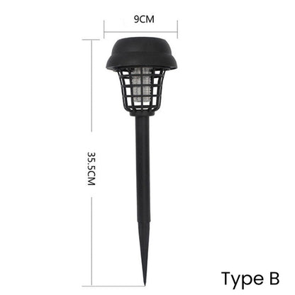 🥳2026 HOT SALE🥳💞50K+ SOLD!⏰🦟 50% OFF! Solar Mosquito Zapper Lamp Stake – Auto on/off, dual power, waterproof. Keeps garden pest‑free. 🌙🛡️