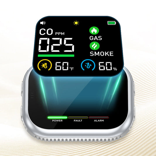 🔥55% OFF on selected products🎉Portable Multi-Gas Alarm with LCD Display & Battery Backup
