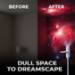 Flexible Gooseneck Star & Moon Projector Lamp