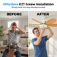 6-Blade Wooden Style Ceiling Fan Light
