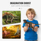 🥳2026 HOT SALE🥳💞50K+ SOLD! 🦖🎁 50% OFF! Kids Fun & Educational Dinosaur Toy Kit – T‑Rex head storage box keeps toys organised. Lifelike figures, waterproof & durable – sparks imagination & learning! 🧩✨