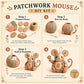 🥳2026 HOT SALE🥳💞33K+ SOLD! ！Patchwork Mouse DIY Sewing Kit – 3D Fabric Craft for Beginners, Stress Relief, Creative Gift