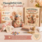 🥳2026 HOT SALE🥳💞33K+ SOLD! ！Patchwork Mouse DIY Sewing Kit – 3D Fabric Craft for Beginners, Stress Relief, Creative Gift