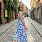 Women's Summer Elegant Floral Strap Dress
