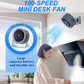 📢📢49% OFF !!🌬️ Mini Desk Fan with 100-Speed Control & Digital Display — Precision Airflow, Long Battery Life & Silent Operation