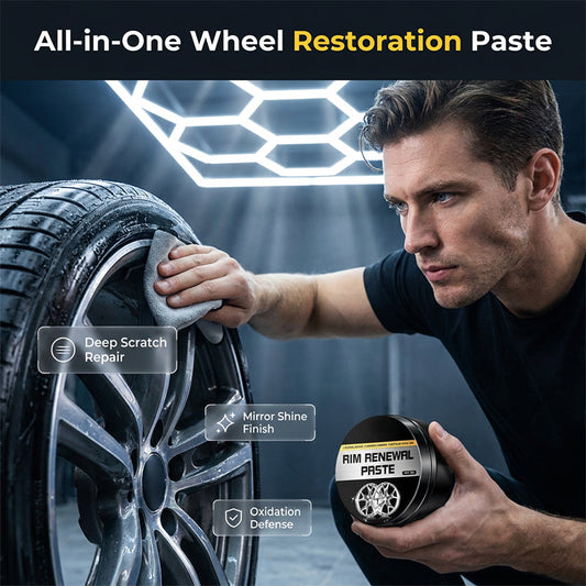 🏆 Last Day Special Price!🎁All-in-One Wheel Care & Restoration Paste