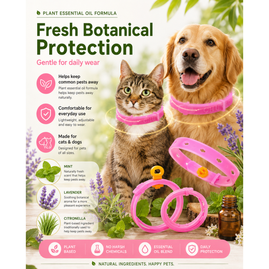 Adjustable Flea & Tick Collar for Pets