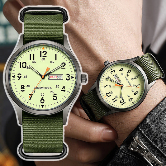 📢📢49% OFF !! ⏰Men's Quartz Watch with Luminous Display