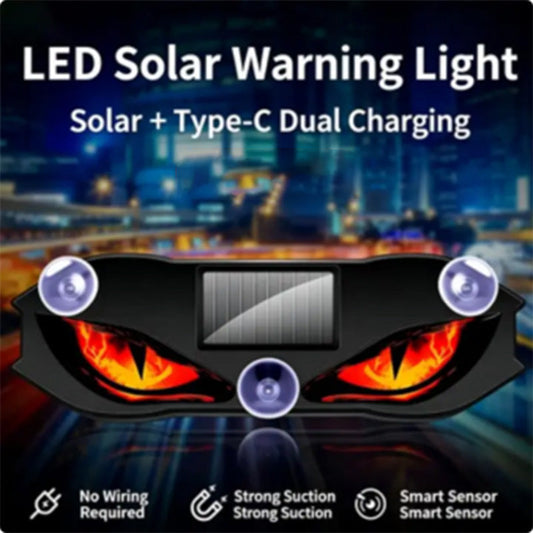 📢📢50% OFF !! ⏰Solar Powered LED Car Warning Light