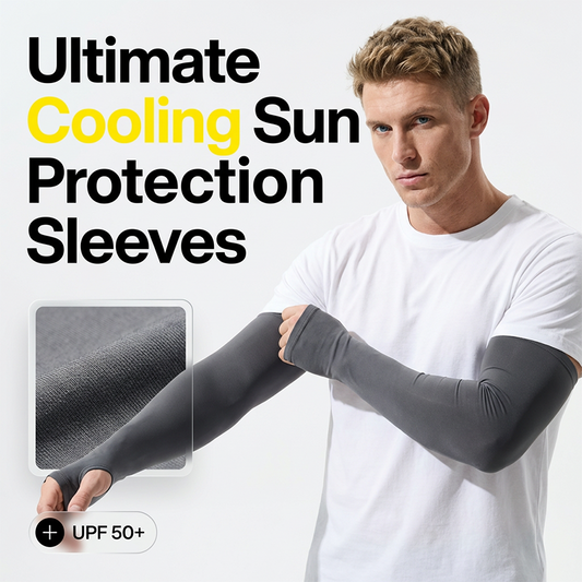 🎉 2026 Sale — Over 55,000 Sold! 🧤 Men's Cooling High-Elasticity Arm Sleeves – UV Protection ☀️
