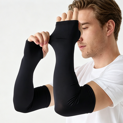 🎉 2026 Sale — Over 55,000 Sold! 🧤 Men's Cooling High-Elasticity Arm Sleeves – UV Protection ☀️