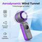 Portable Foldable Handheld Cooling Fan with Ice Compress