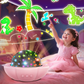2-in-1 Galaxy Projector Night Light with Projection Films