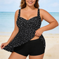 🩱2026 New Arrival 70% OFF! ☀️Women’s Plus-size swimsuits Tummy Control Ruched Bathing Suit, Scallop V-Neck, Wide Straps, Slimming & Flattering for Curvy Women. Perfect for Beach & Pool! 🌊☀️