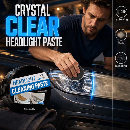 🥳2026 HOT SALE🥳💞50K+ SOLD!🚗✨ 50% OFF! Crystal Clear Headlight Restoration Paste – Removes yellowing & oxidation, restores clarity for safer night driving. A brighter drive in minutes! 🛡️🌙