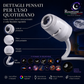 🌌 49% OFF NOW! 💫 USB lamp with starry sky projection – 13 interchangeable film discs & flexible neck – perfect for the bedroom ✨