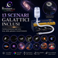 🌌 49% OFF NOW! 💫 USB lamp with starry sky projection – 13 interchangeable film discs & flexible neck – perfect for the bedroom ✨